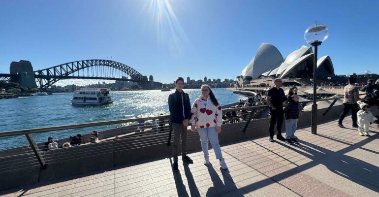 Téo et Adelina à Sydney