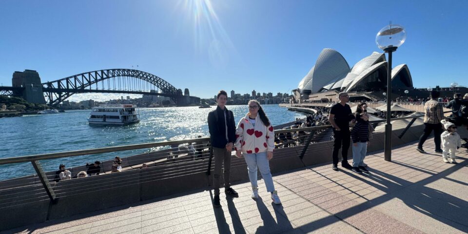 Téo et Adelina à Sydney